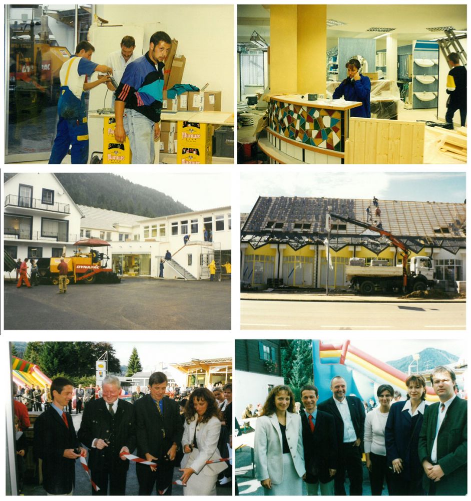 Schneider Haustechnik – 1999 Gestaltung der Geschäfts-, Büro- und Lagerflächen